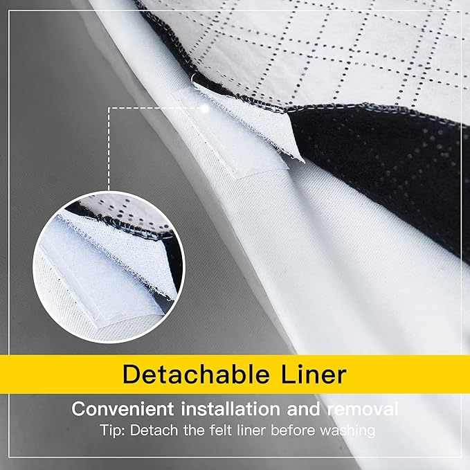 NICETOWN Lower PM2.5 Particles, Full Shading Curtains, Super Heavy-Duty Noise - Image 8