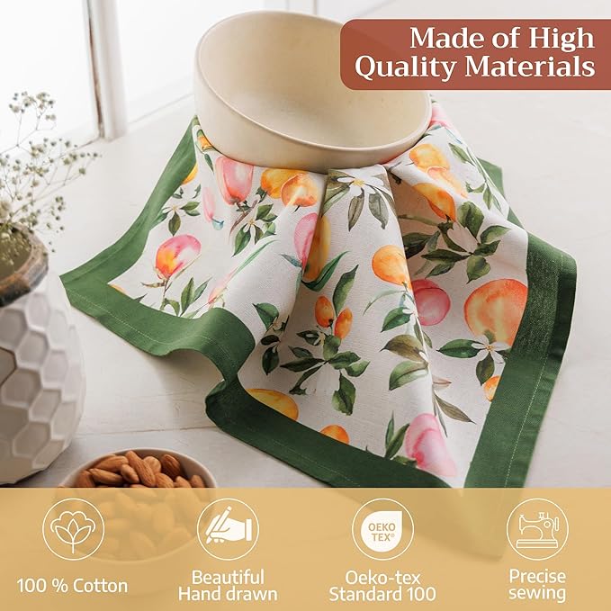 Maison d' Hermine Cloth Napkins Set of 4 100% Cotton Soft & Durable Everyday - Image 3