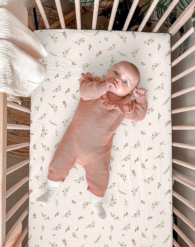 Bassinet Sheet for Baby Boy Girl 2 Pack, Fitted Sheets for Rectangle, Hourglass - Image 5