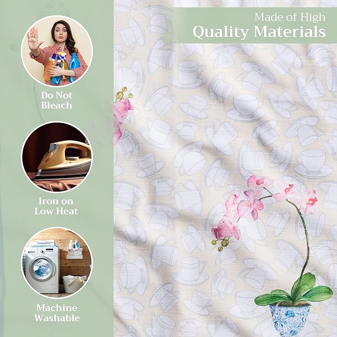 Maison d' Hermine Cloth Napkins Set of 4 100% Cotton Everyday Reusable Square - Image 3