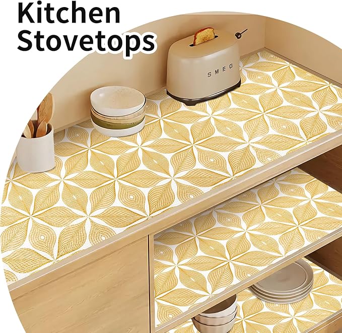 Shelf Liners for Kitchen Cabinets 23.62in x 39.5FT, Non Adhesive Cabinet Liner - Image 8