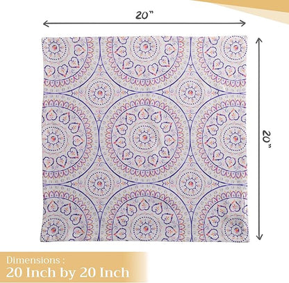 Maison d' Hermine Cloth Napkins Set of 4 100% Cotton Everyday Reusable Square - Image 4