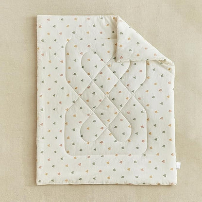 DuShow White Star Toddler Bedding Set, 4 Pieces Reversible Toddler Comforter Set - Image 6