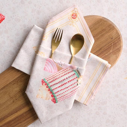 Maison d' Hermine Napkins 100% Combed Cotton Premium Set of 4 Decorative Cloth - Image 3