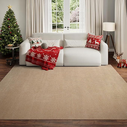 Boho Washable Area Rugs 6x9 ft, Non Slip Area Rug by YDKGL