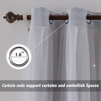 indistar Star Cutout Kids Window Blackout Curtains - Image 4