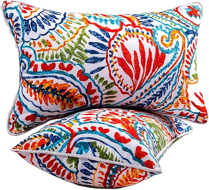 JMGBird Outdoor Lumbar Pillows Set of 2 by JMGBird
