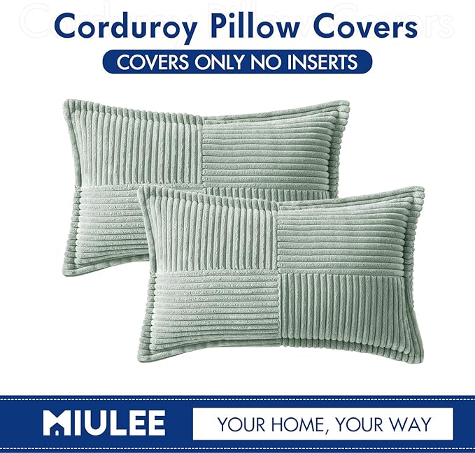 MIULEE Decorative Lumbar Throw Pillow Covers - Image 6