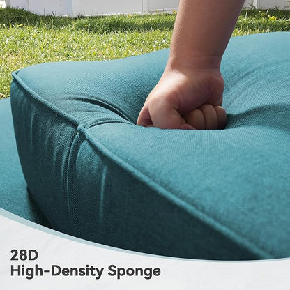 6" Thick Outdoor Cushions 22x24x6, 10-Set Deep Seat Patio Cushions - Image 8