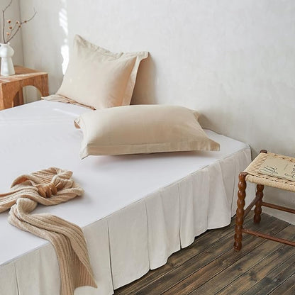 BISELINA French Linen Pleated Bed Skirt - Image 8