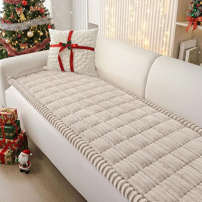 Smiry Couch Cover for Dogs Washable, Non Slip Fuzzy Pet Couch Covers for 3 by Smiry