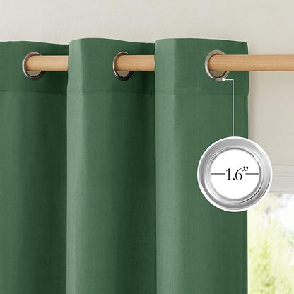 NICETOWN Linen 36 inch Curtains - Image 2