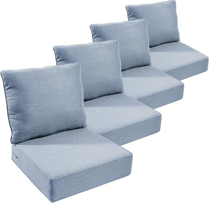 Outdoor Furniture Cushions, 6 inch Thick Seat Cushions by moosprr