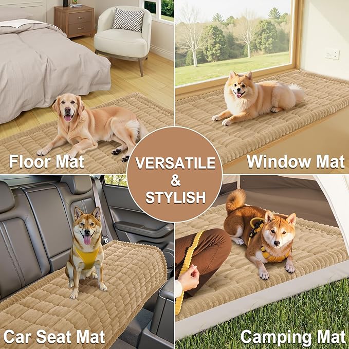 Smiry Couch Cover for Dogs Washable, Non Slip Fuzzy Pet Couch Covers for 3 - Image 4