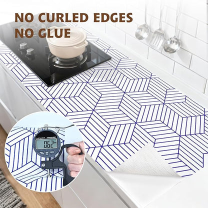 Shelf Liners for Kitchen Cabinets 17.3in x 20FT, Non Adhesive Cabinet Liner - Image 8