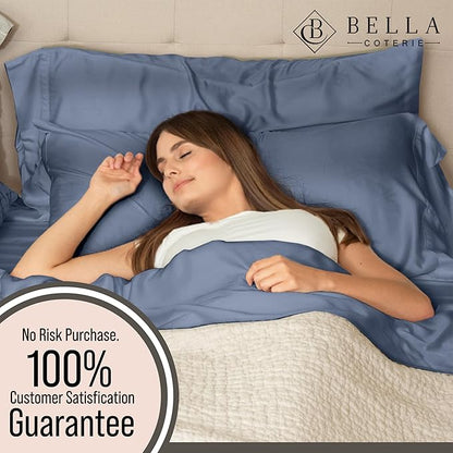 Bella Coterie Luxury Bamboo Viscose Cal King Size Sheet Set | 100% Organically - Image 5