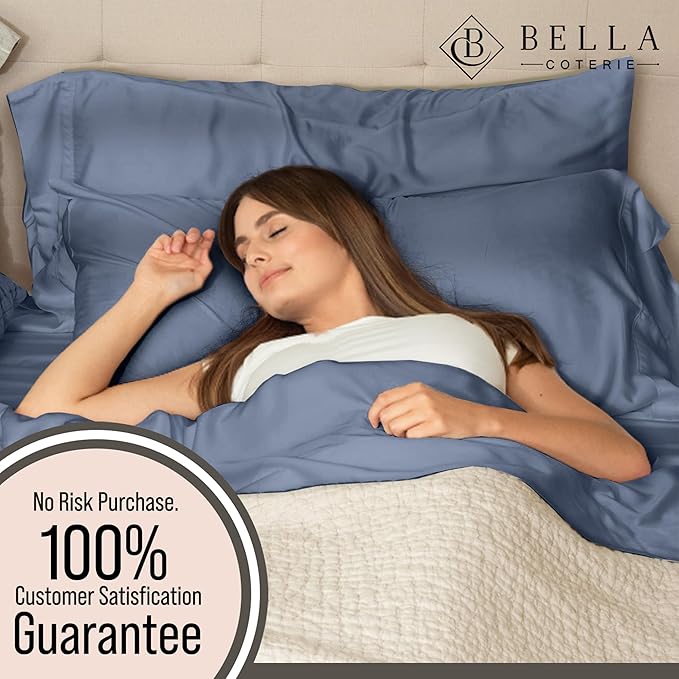 Bella Coterie Luxury Bamboo Viscose King Size Sheet Set | 100% Organically - Image 5