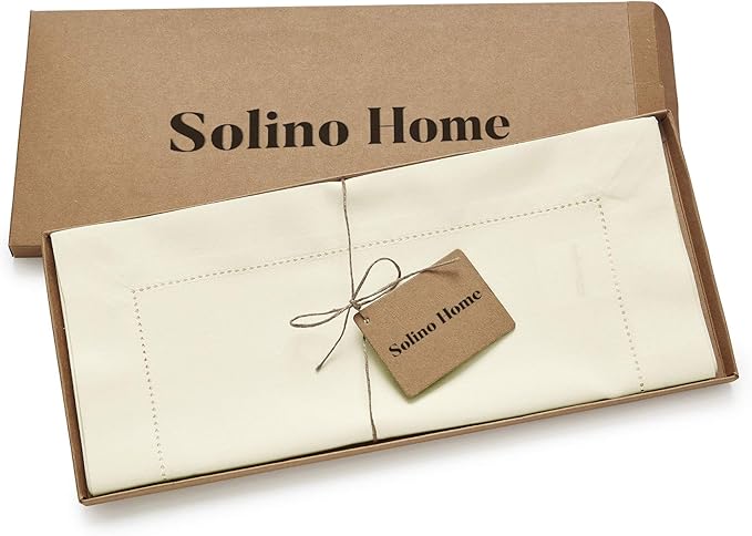 Solino Home Ivory Table Runner 108 Inches Long - Image 5