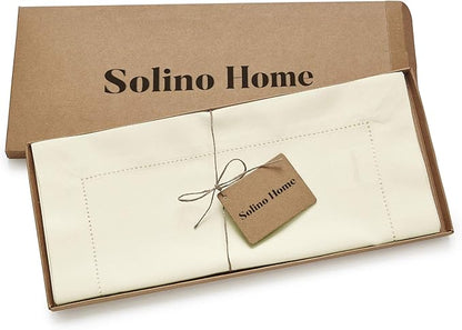 Solino Home Ivory Table Runner 120 Inches Long - Image 5