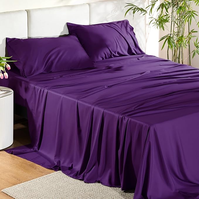 Bedsure King Size Sheets Set, Cooling Sheets by BEDSURE