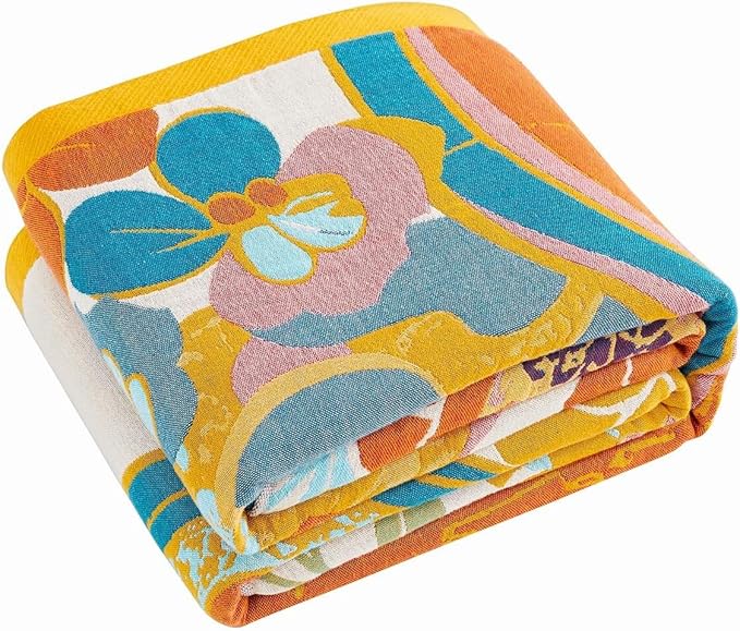 Boho Throw Blanket, Lightweight Blankets by XIBLC