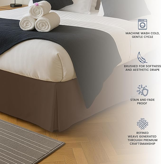 Utopia Bedding Queen Bed Skirt - Image 5