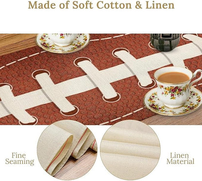 Football Table Runner Sport Game Days Seasonal Table Runner Football Birthday - Image 5