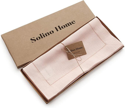 Solino Home Linen Pink Table Runner 144 Inches Long - Image 5