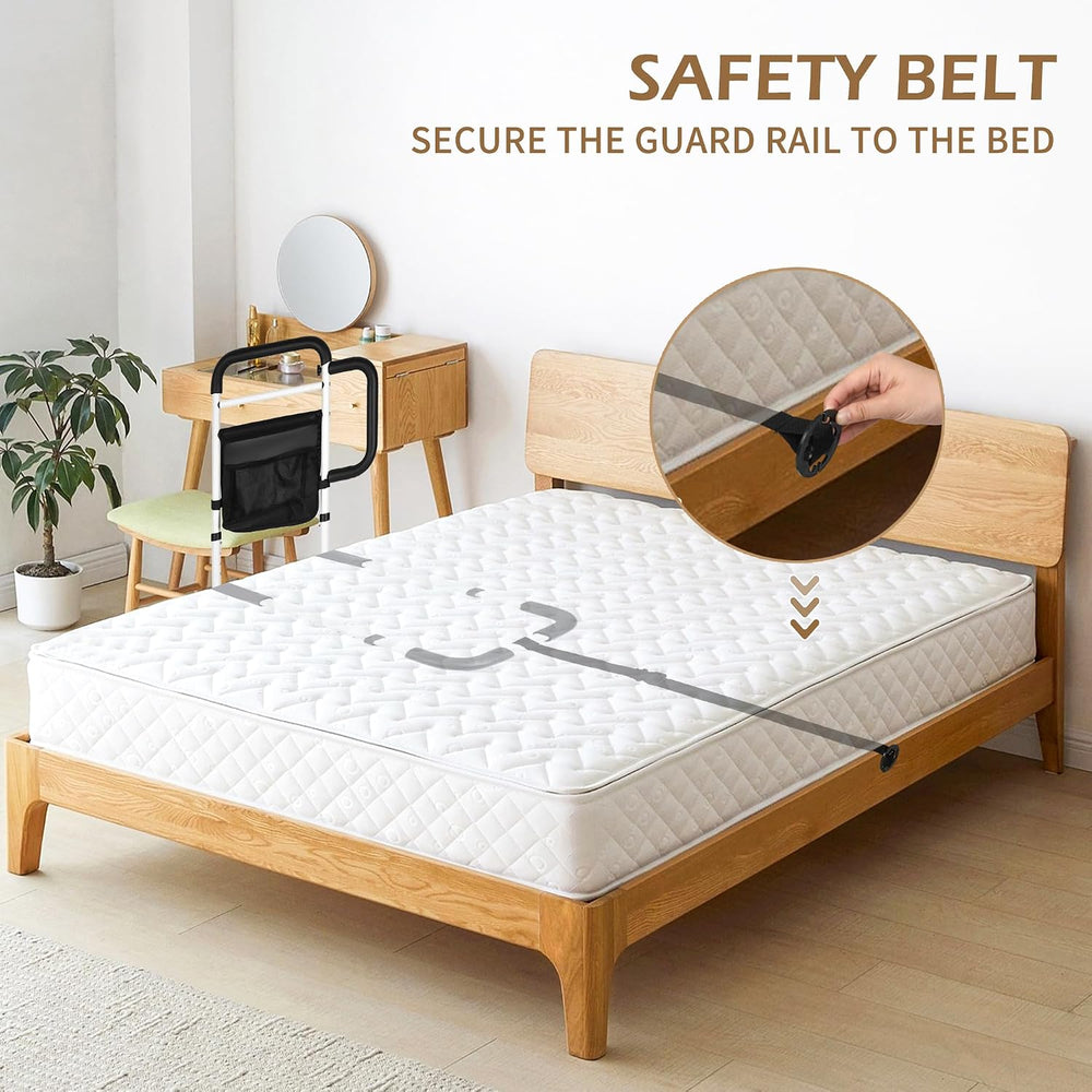 Bed Rails Grab Bar Bed Handrails for Elderly Adults Safety, Bed Cane for Seni...