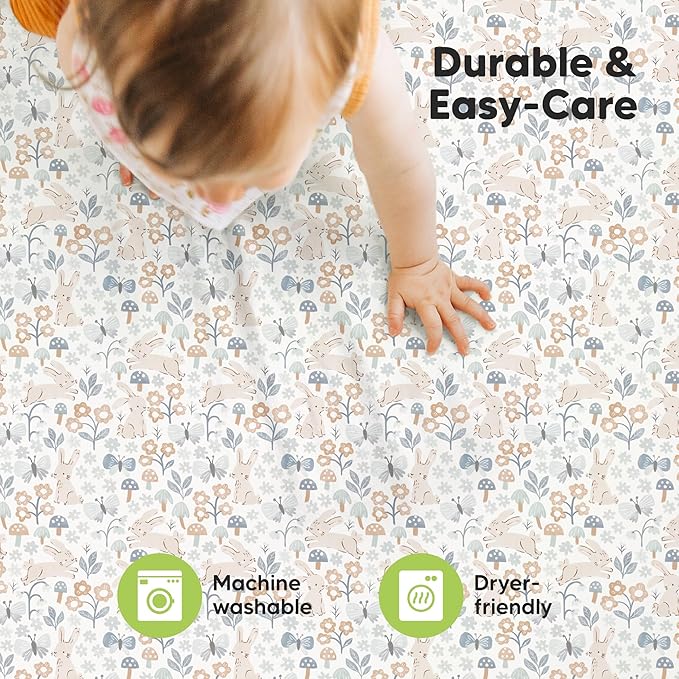 2-Pack Mini Crib Sheets Fitted - Image 7