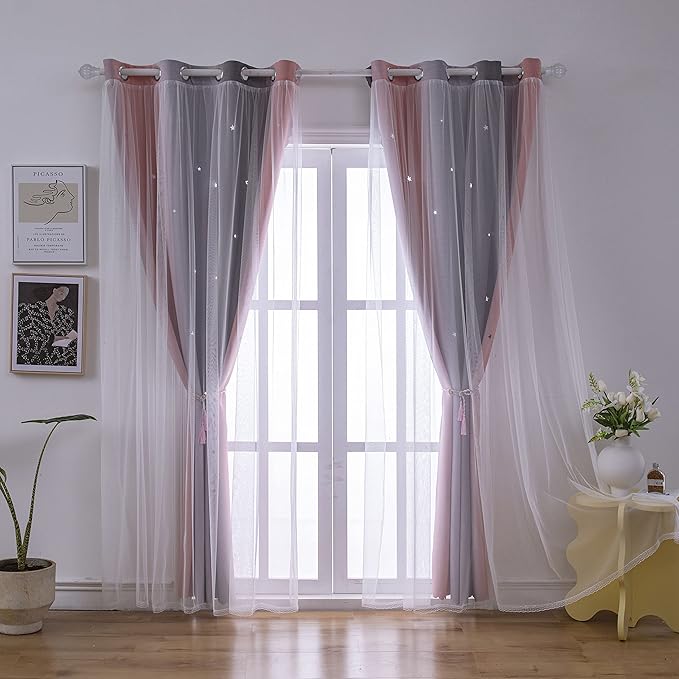 Ombre Rainbow Blackout Curtains - Image 5