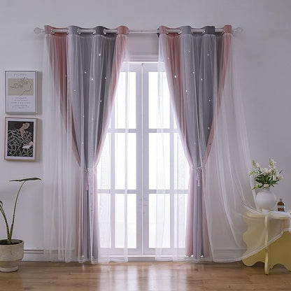 Ombre Rainbow Blackout Curtains - Image 5
