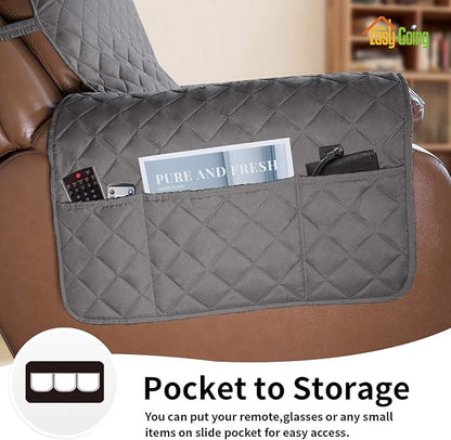 Easy-Going Oversized Recliner Cover Reversible Couch Cover Sofa Cover - Image 3