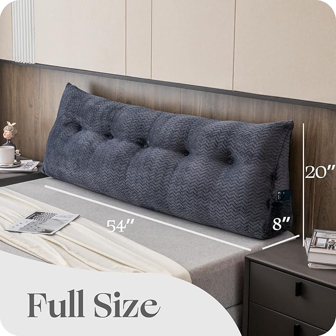 Large Bolster Triangular Headboard Wedge Backrest Positioning Support Bed Rest - Image 2