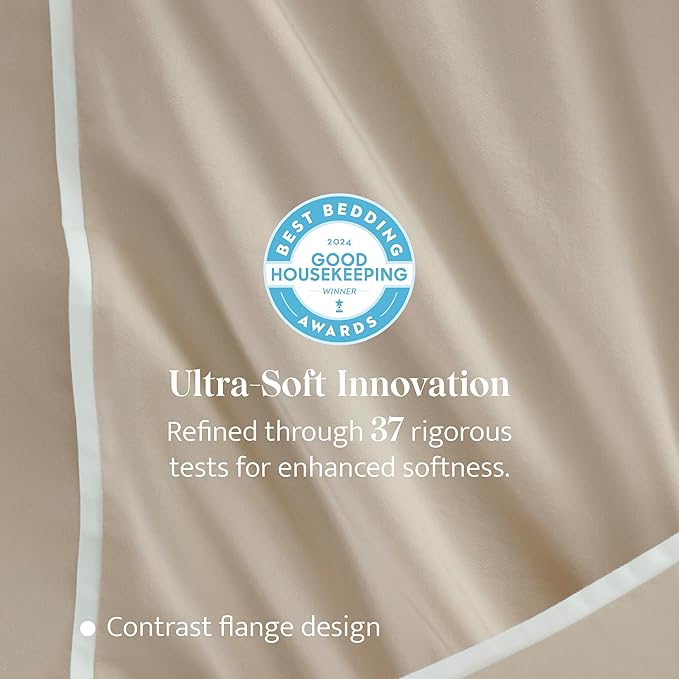Double Stitch Cotton Tencel Duvet Cover - Image 2