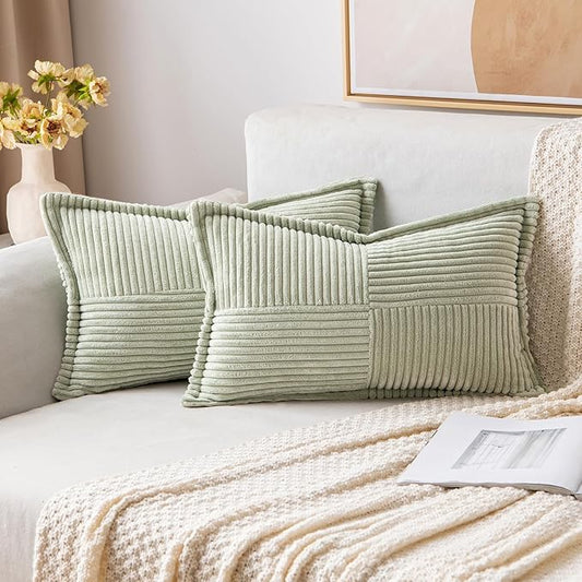 MIULEE Decorative Lumbar Throw Pillow Covers by MIULEE