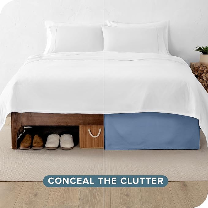 Bare Home King Bed Skirt - Image 3