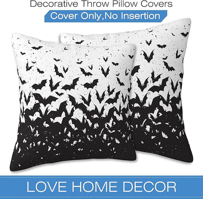 Throw Pillow Covers Small Scattered Flower Pillow Covers 18x18 Inch Set of 2 - Image 3