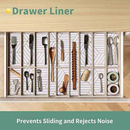 Shelf Liners for Kitchen Cabinets 23.6in x 40FT, Non Adhesive Cabinet Liner - Image 4
