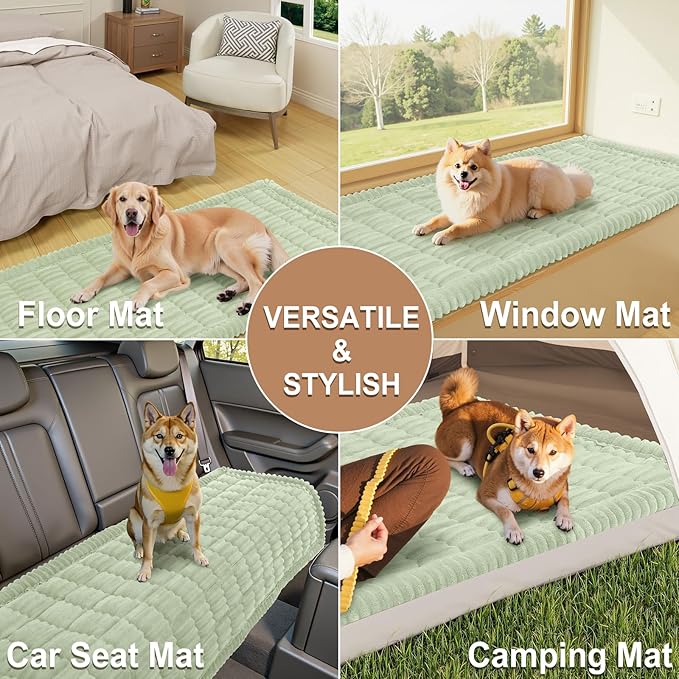 Smiry Couch Cover for Dogs Washable, Non Slip Fuzzy Pet Couch Covers for 3 - Image 4
