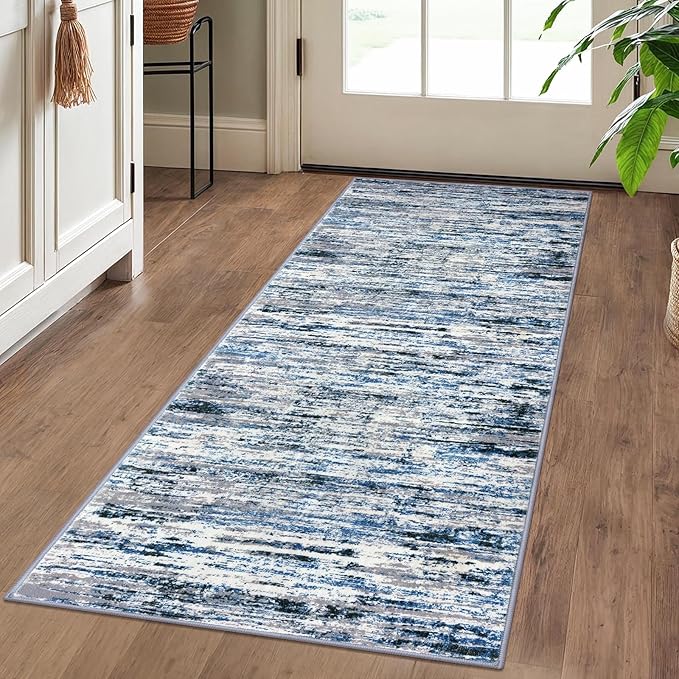 Modern Abstract Runner Rug 2x5 - Image 2