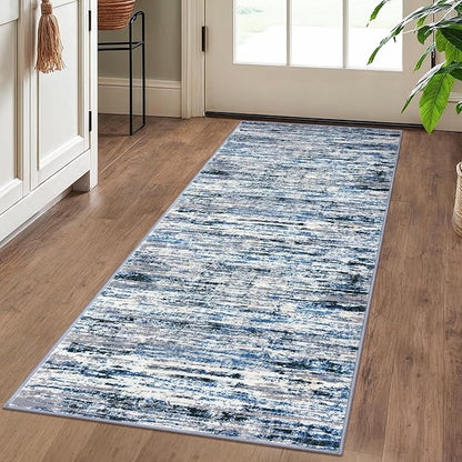 Modern Abstract Runner Rug 2x5 - Image 2