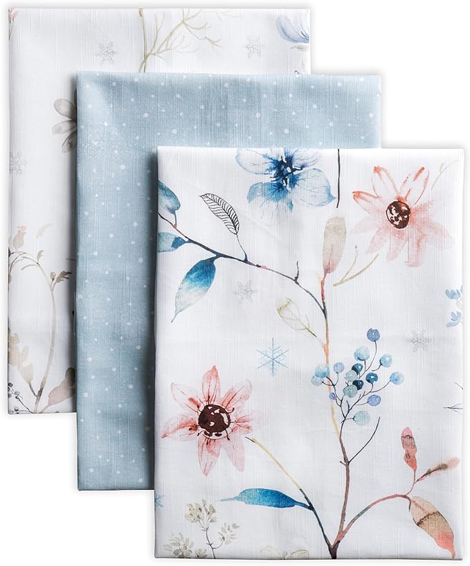 Maison d' Hermine Kitchen Towels Set of 3 100% Cotton 20" x 27.5" Reusable by MaisondHermine