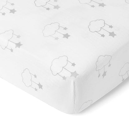 Newton Baby Mini Crib Fitted Sheets | Organic Muslin Cotton, Breathable & Soft - Image 4
