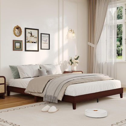 idealhouse queen size bed frame,9 inch natural sturdy, view 9