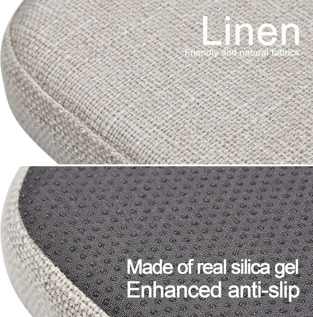BUYUE Friendly Woven Fabric 14x14 Magnetic Cushions for Metal Chair Set of 4,...