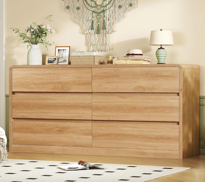 teenfon 55" dresser for bedroom with 6 drawers, main product view