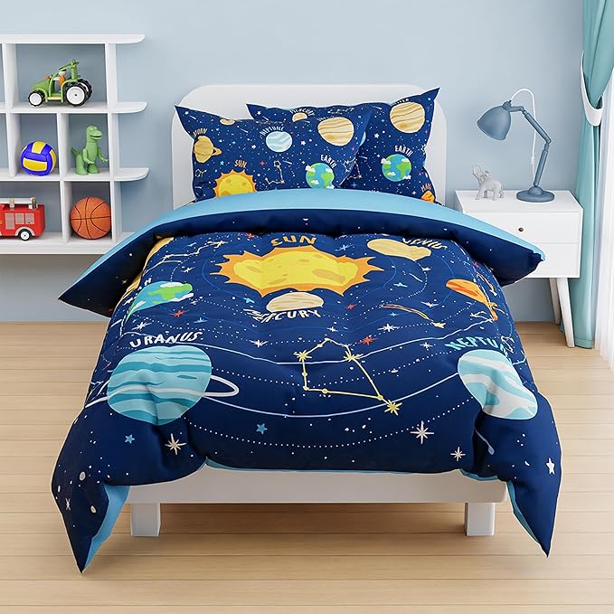 SANDJEST Solar System Duvet Cover Sets Full Size - Image 7