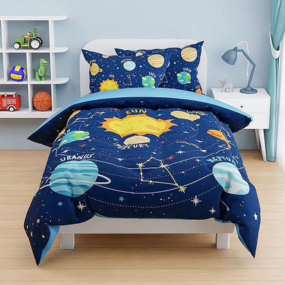 SANDJEST Solar System Duvet Cover Sets Full Size - Image 7