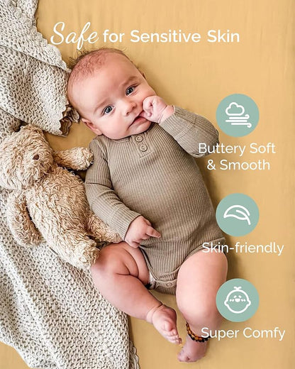 Bedside Sleeper Bassinet Fitted Sheets 33x20 - Image 5